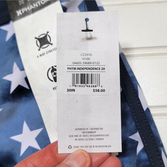 NWT Hurley Phantom Independence Boardshorts - Picture 6 of 6